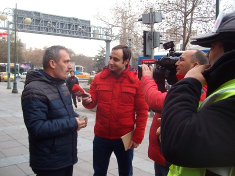 Госканал ТВ ТРТ берёт интервью в рамках новостей о нац.лотерее